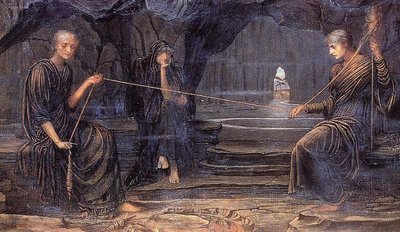 J. M. Strudwick A Golden Thread (les Parques)