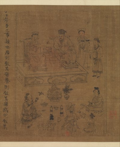 Li Gonglin Le Classique de la piété filiale (Song du Nord, XIe s.)