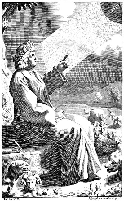 Lucrèce frontispice, éd. 1682