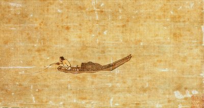 Ma Yuan Pêcheur solitaire sur le lac glacé (1195, dynastie Song)
